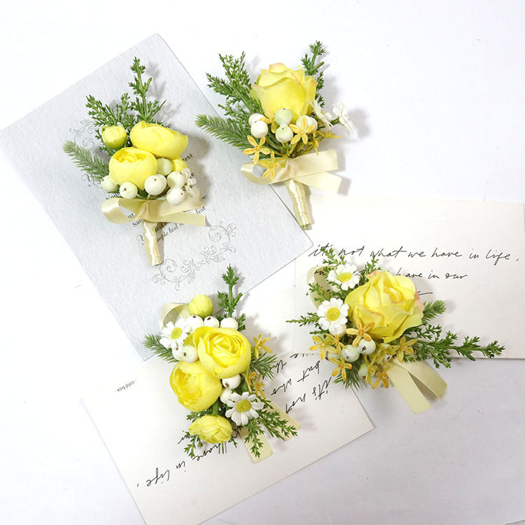 Calas artificiales de 6" x 5" para bodas y eventos - B/corsage