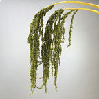 Corona o guirnalda artificial de 56" para bodas y eventos - Crema