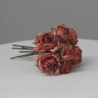 Rosas artificiales de 10" x 6" para bodas y eventos