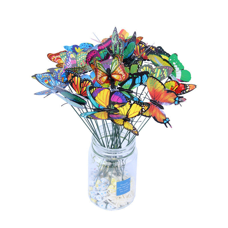 Tallos artificiales de 2.3" 50 piezas para bodas y eventos - Multicolor