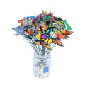 Tallos artificiales de 2.3" 50 piezas para bodas y eventos - Multicolor