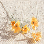 Margaritas artificiales de 24" para jardín, balcón y terraza - Rojo rosa