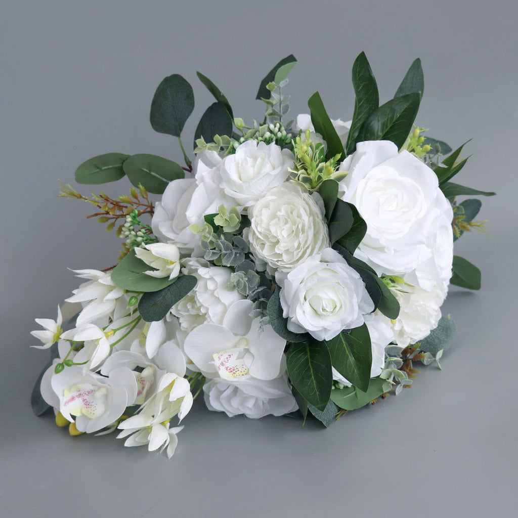 Rosas artificiales de 11" para bodas y eventos
