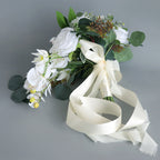 Rosas artificiales de 11" para bodas y eventos