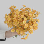 Tallos artificiales de 10" 5 piezas para bodas y eventos - Blanco
