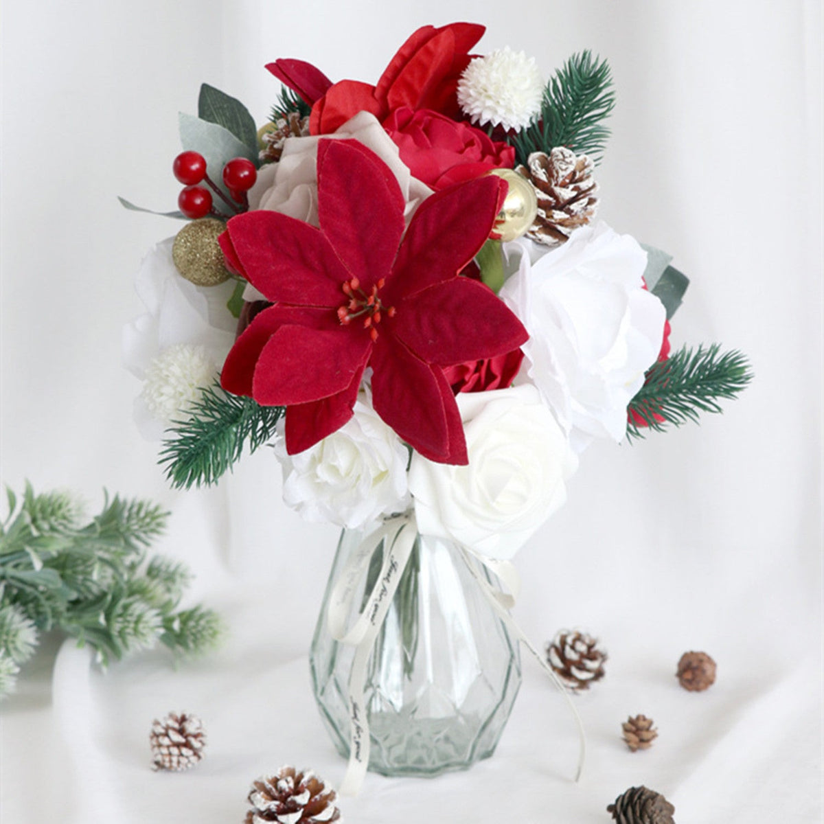 Flores de Pascua artificiales para bodas y eventos