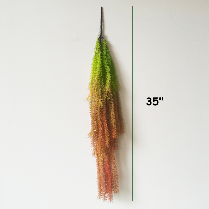 Ramas de pino artificiales con tacto real de 35" para arreglos florales y proyectos DIY