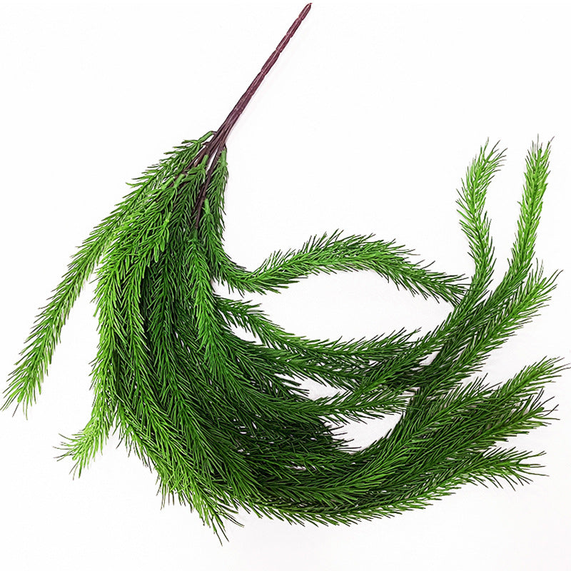 Ramas de pino artificiales con tacto real de 35" para arreglos florales y proyectos DIY