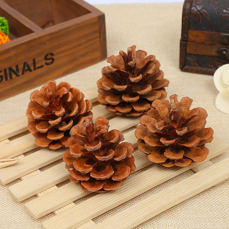 Ramas de pino artificiales de 2" 20 piezas para decoración de interiores - Marrón