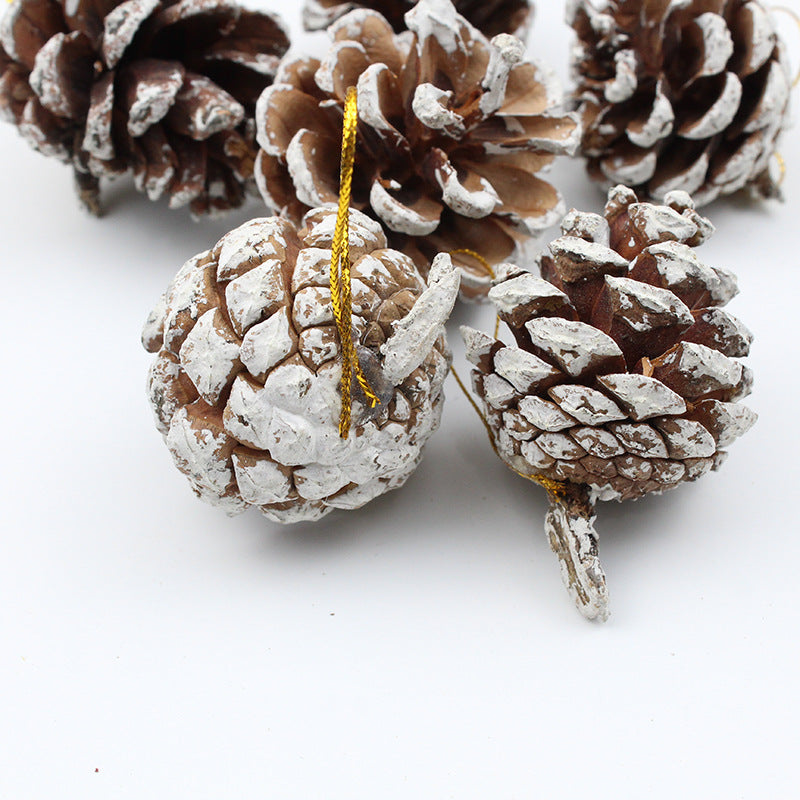 Ramas de pino artificiales de 2" x 2" 60 piezas para bodas y eventos - Snow