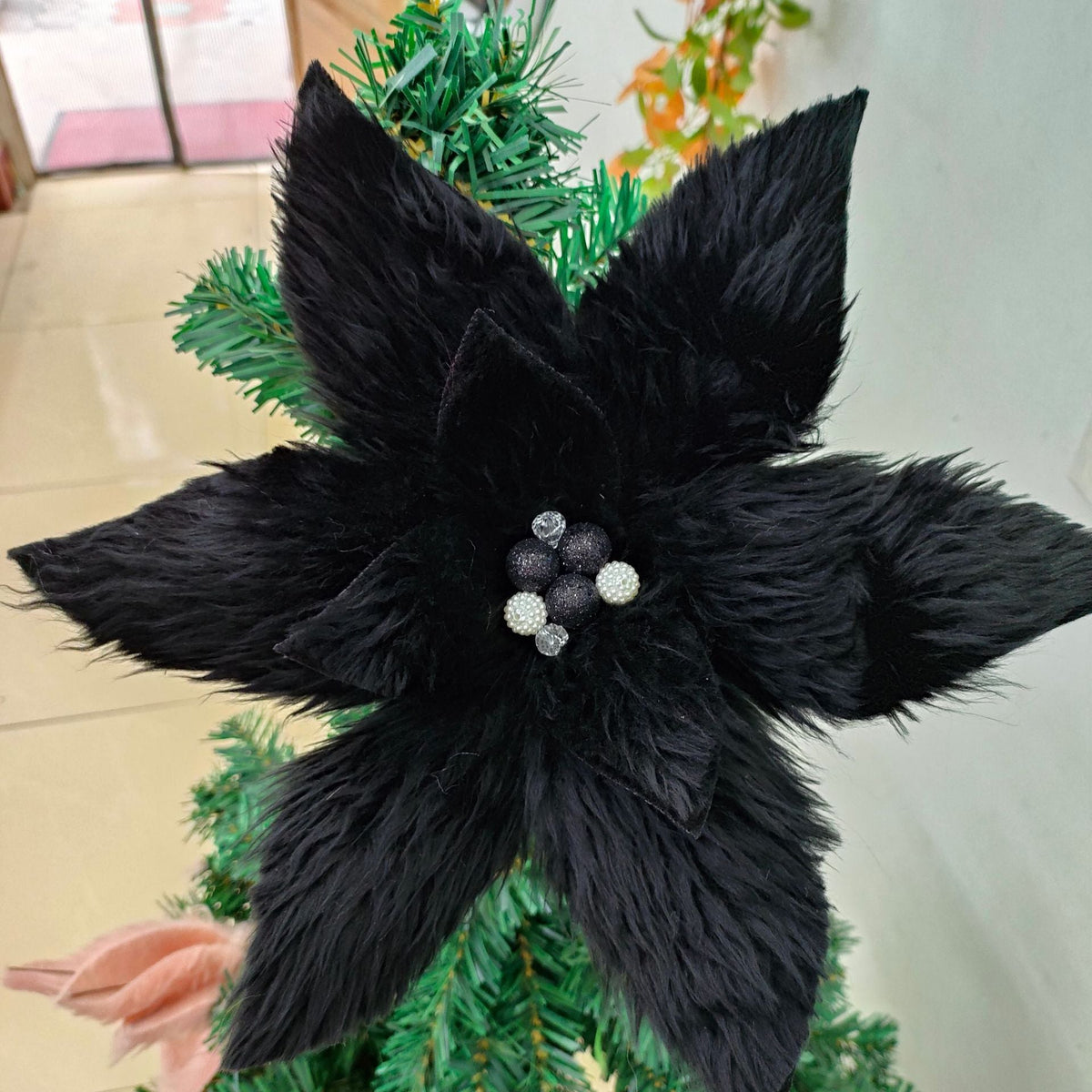 Flores de Pascua artificiales de 11" x 11" para bodas y eventos