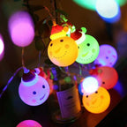 Flores artificiales con resistencia a los rayos UV para jardín, balcón y terraza - 1.5 m/4.9 ft Multicolor light (snowman)
