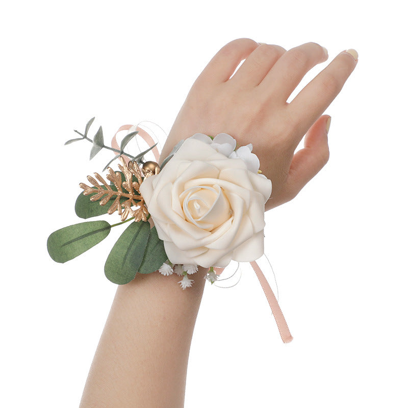 Rosas artificiales de 2" x 2" para bodas y eventos - Azul empolvado