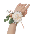 Rosas artificiales de 2" x 2" para bodas y eventos - Azul empolvado