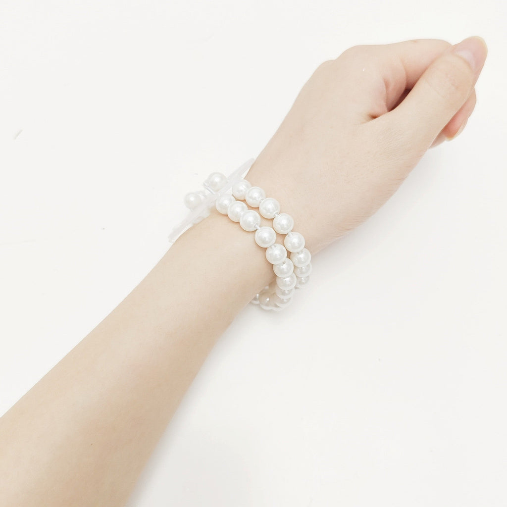 Corsage artificial para bodas y eventos - Only pearl wrist band