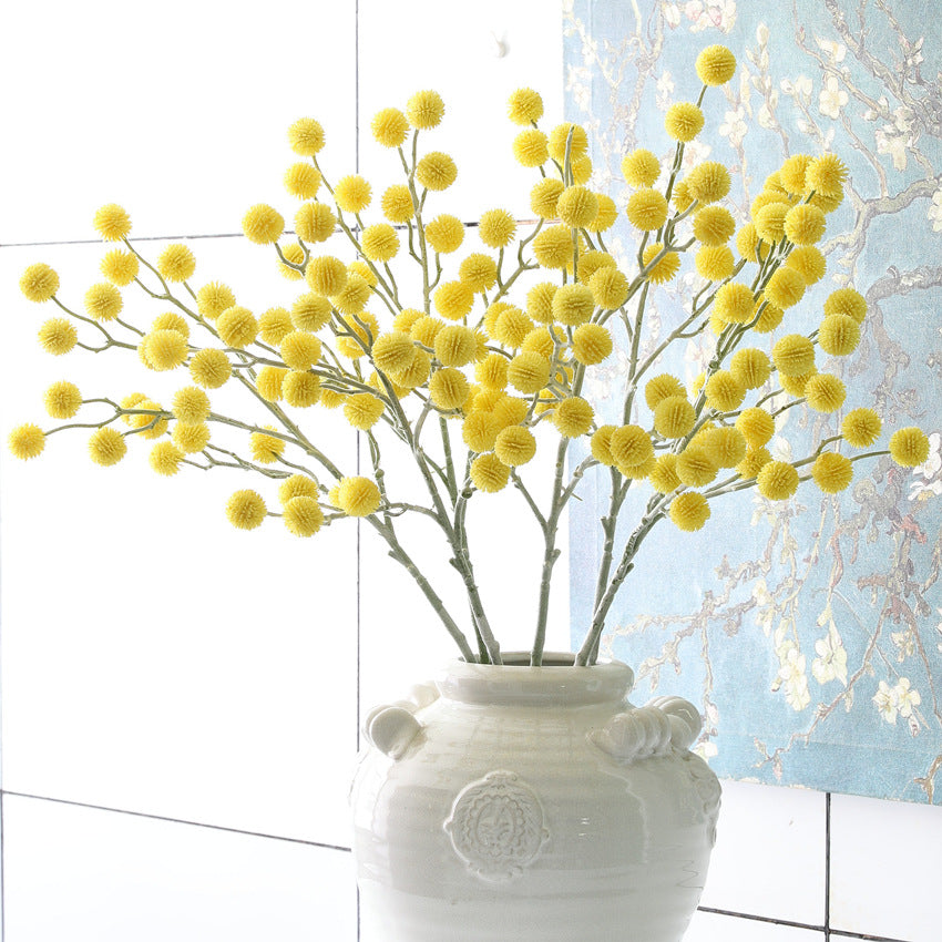 Tallos artificiales de 28" para bodas y eventos - Amarillo