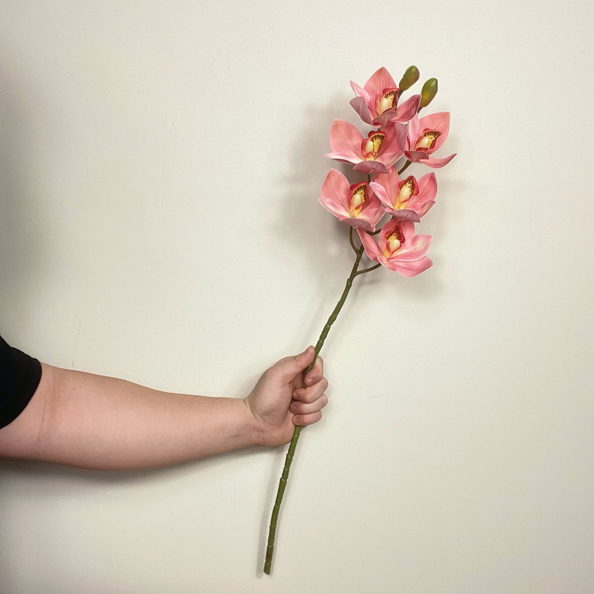 Orquídeas artificiales con tacto real de 27" x 12" para bodas y eventos