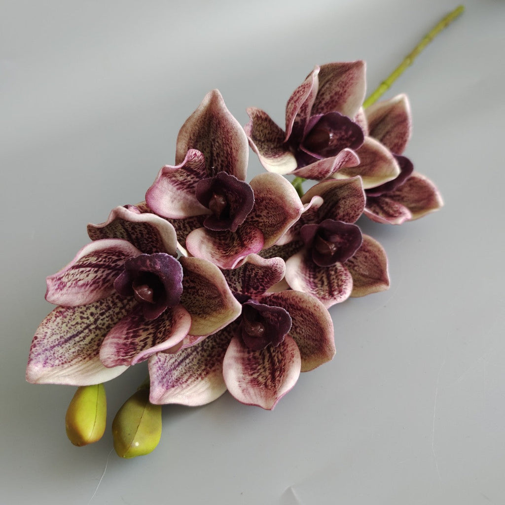 Tallos artificiales con tacto real de 26" x 15" para bodas y eventos - Wisteria/morado