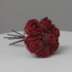 Rosas artificiales de 10" x 6" para bodas y eventos
