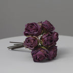 Rosas artificiales de 10" x 6" para bodas y eventos