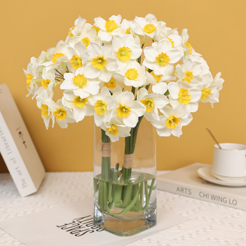 Narcisos artificiales de 16" 6 piezas para bodas y eventos