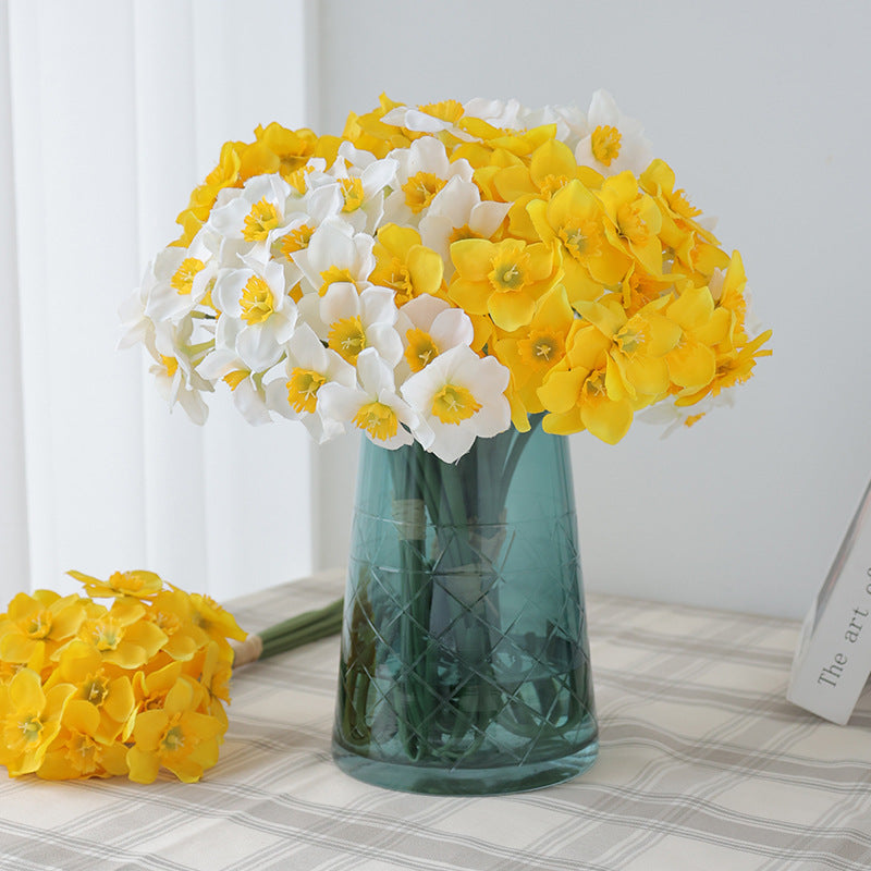 Narcisos artificiales de 16" 6 piezas para bodas y eventos
