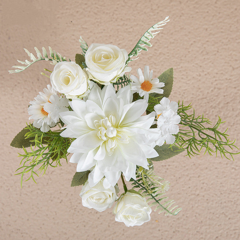 Dalias artificiales de 11" x 6" para bodas y eventos - Morado