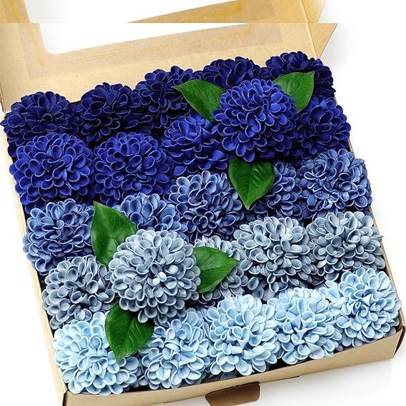 Eucalipto artificial para bodas y eventos - Azul real/navy/lake