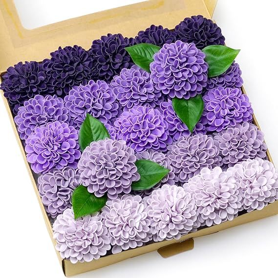 Eucalipto artificial para bodas y eventos - Lilac/dark morado/wisteria