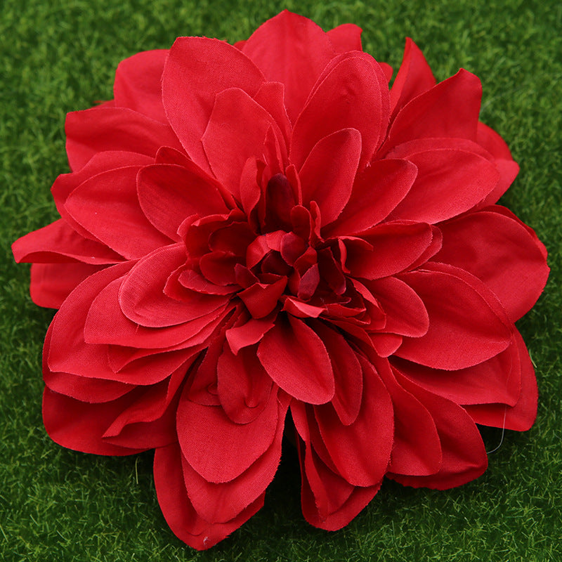 Dalias artificiales de 5" para bodas y eventos - Dark rosa 25 piezas