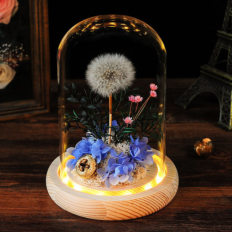 Regalo floral artificial para decoración de interiores - Azul