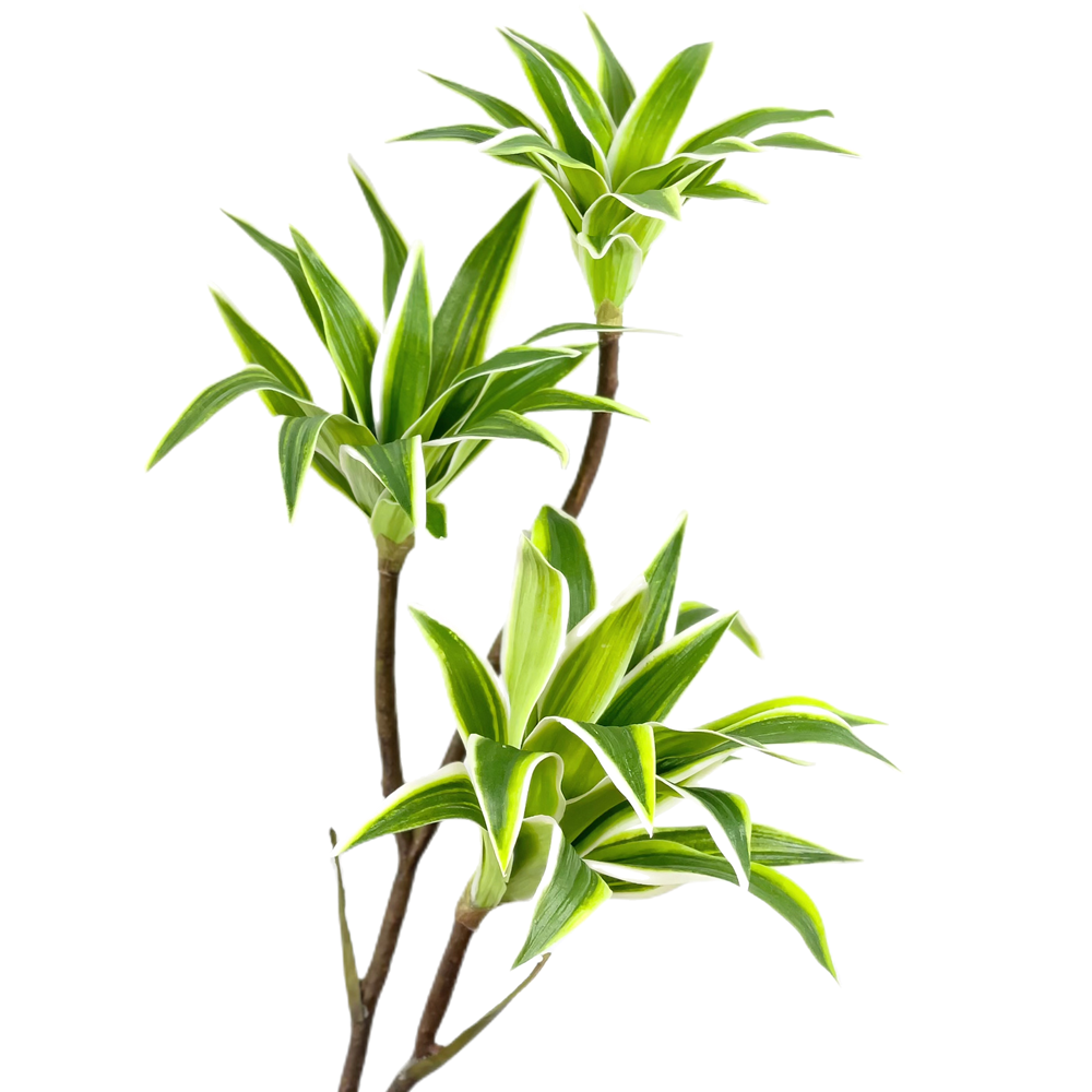 Tallos artificiales con tacto real de 33" para jardín, balcón y terraza - Verde