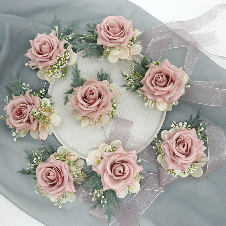 Rosas artificiales de 3" x 3" para bodas y eventos