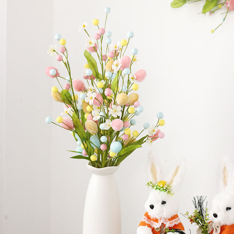 Tallos artificiales de 15" x 8" para arreglos florales y proyectos DIY - Multi