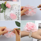 Corsage artificial para bodas y eventos