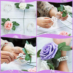 Corsage artificial para bodas y eventos