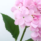 Hortensias artificiales con tacto real de 19" x 7" para bodas y eventos - Dark morado