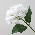 Hortensias artificiales con tacto real de 19" x 7" para bodas y eventos - Champán