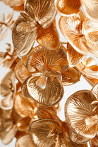 Orquídeas phalaenopsis artificiales para jardín, balcón y terraza - Dorado Dorado beans