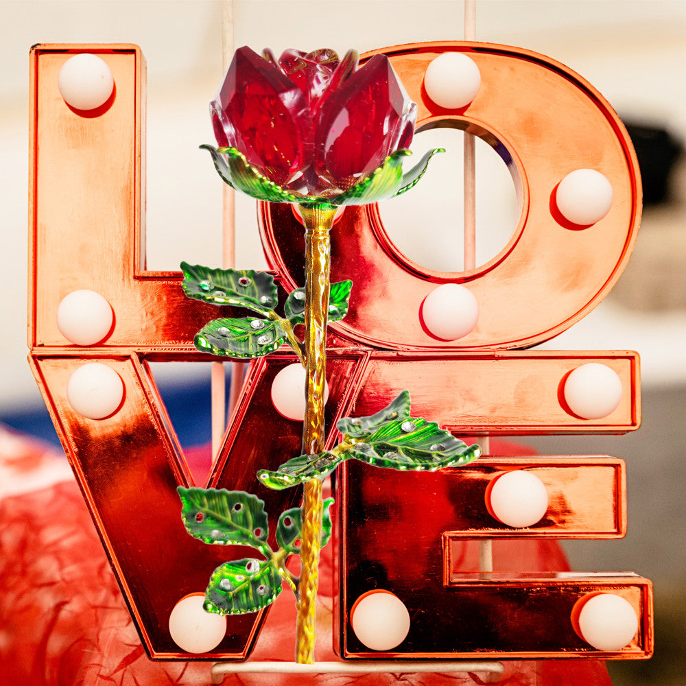 Rosas artificiales de 10" para decoración del hogar - Rosa claro