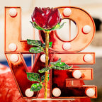Rosas artificiales de 10" para decoración del hogar - Rosa claro