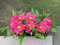 Peonías artificiales de 12" x 20" para decoración de otoño