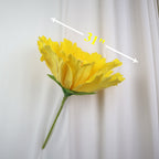 Peonías artificiales con resistencia a los rayos UV de 31" para jardín, balcón y terraza