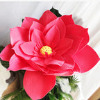 Lotos artificiales de 10" x 19" para bodas y eventos - Rosa