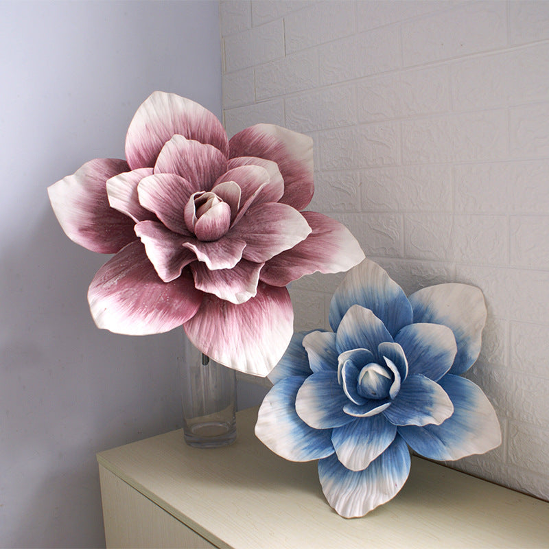 Magnolias artificiales para bodas y eventos - 11.8" Dusty rosa