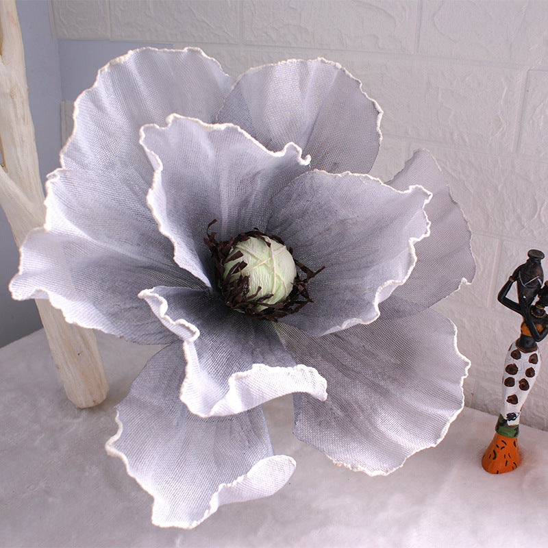 Amapolas artificiales para bodas y eventos - 11.8" Dusty morado