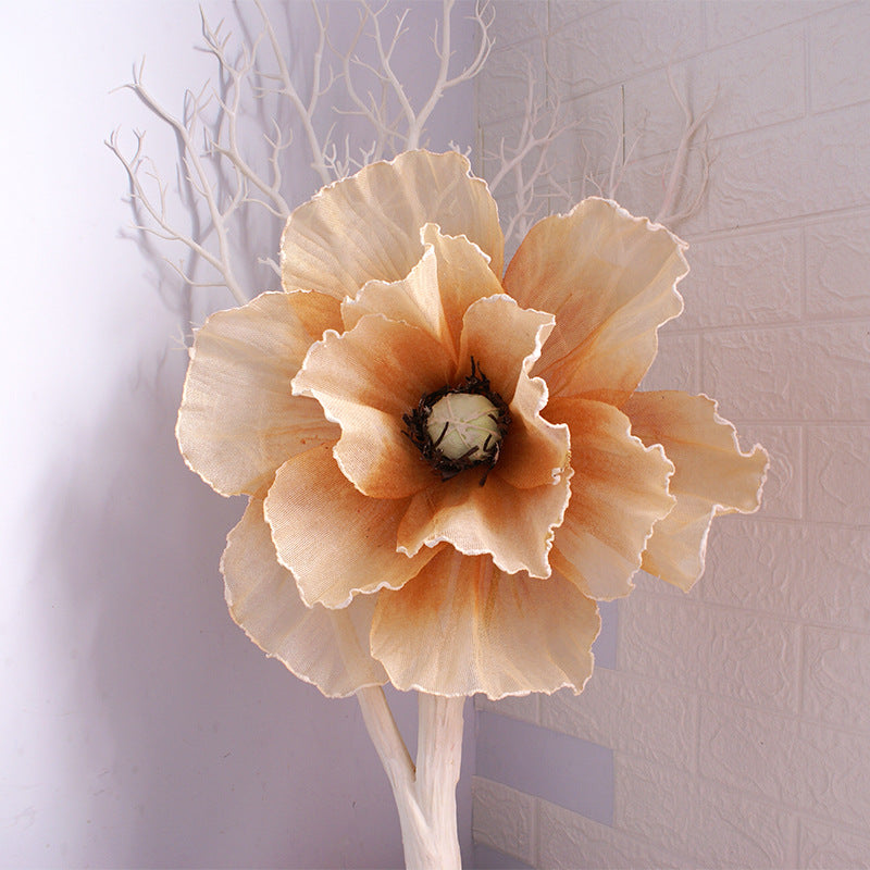 Amapolas artificiales para bodas y eventos - 11.8" Rosa