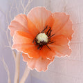 Amapolas artificiales para bodas y eventos - 11.8" Azul empolvado
