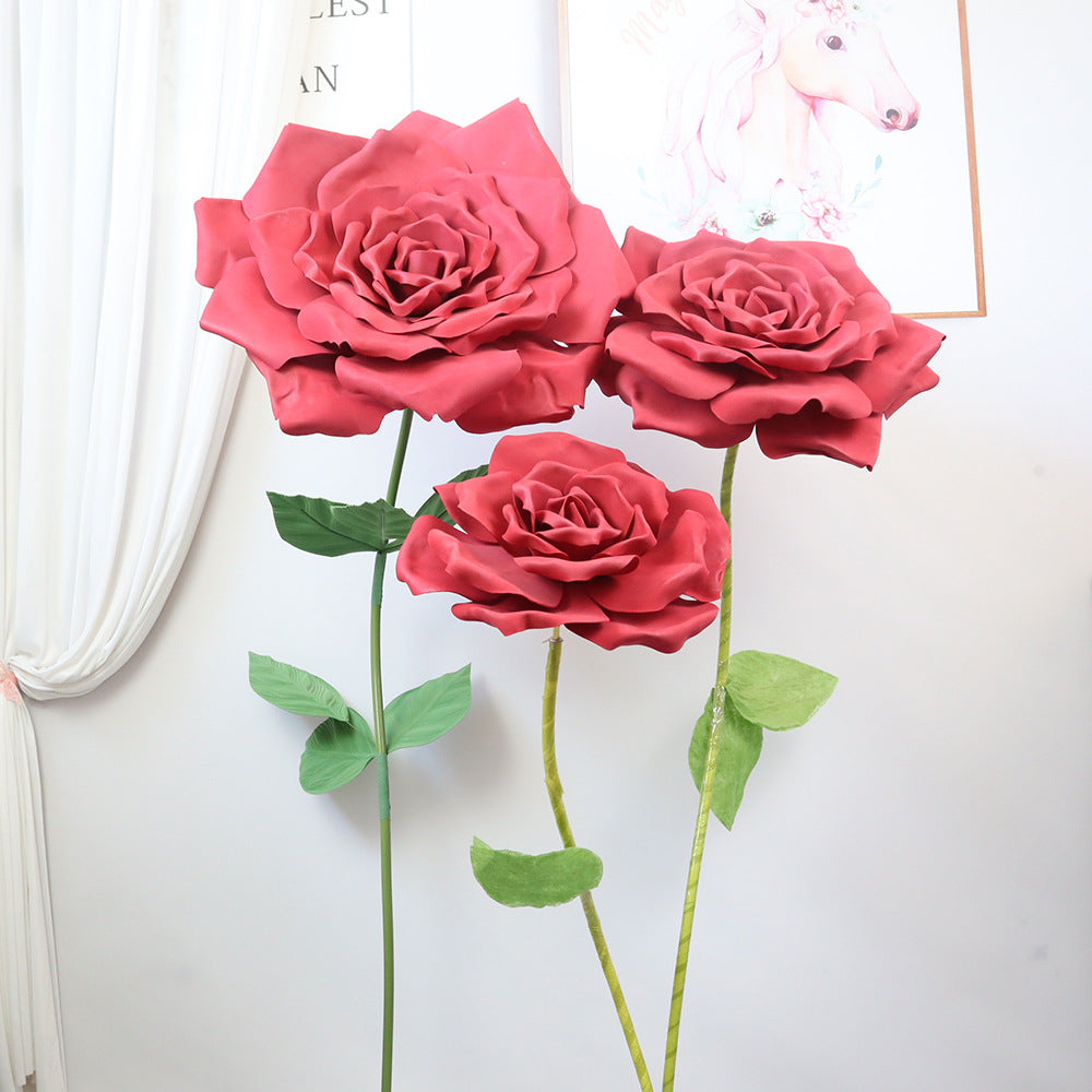 Rosas artificiales para bodas y eventos