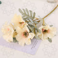 Amapolas artificiales de 20" para decoración del hogar, eventos y escaparates - Naranja